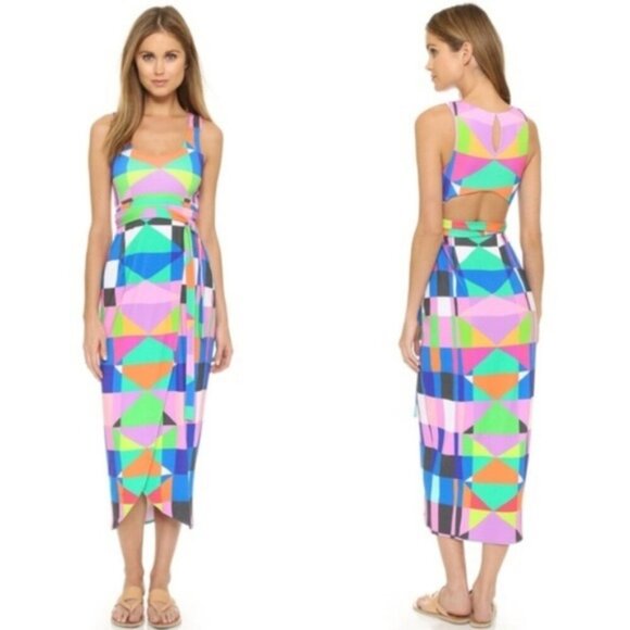 Mara Hoffman Diamond Wrap Dress Extra Small - Picture 2 of 10